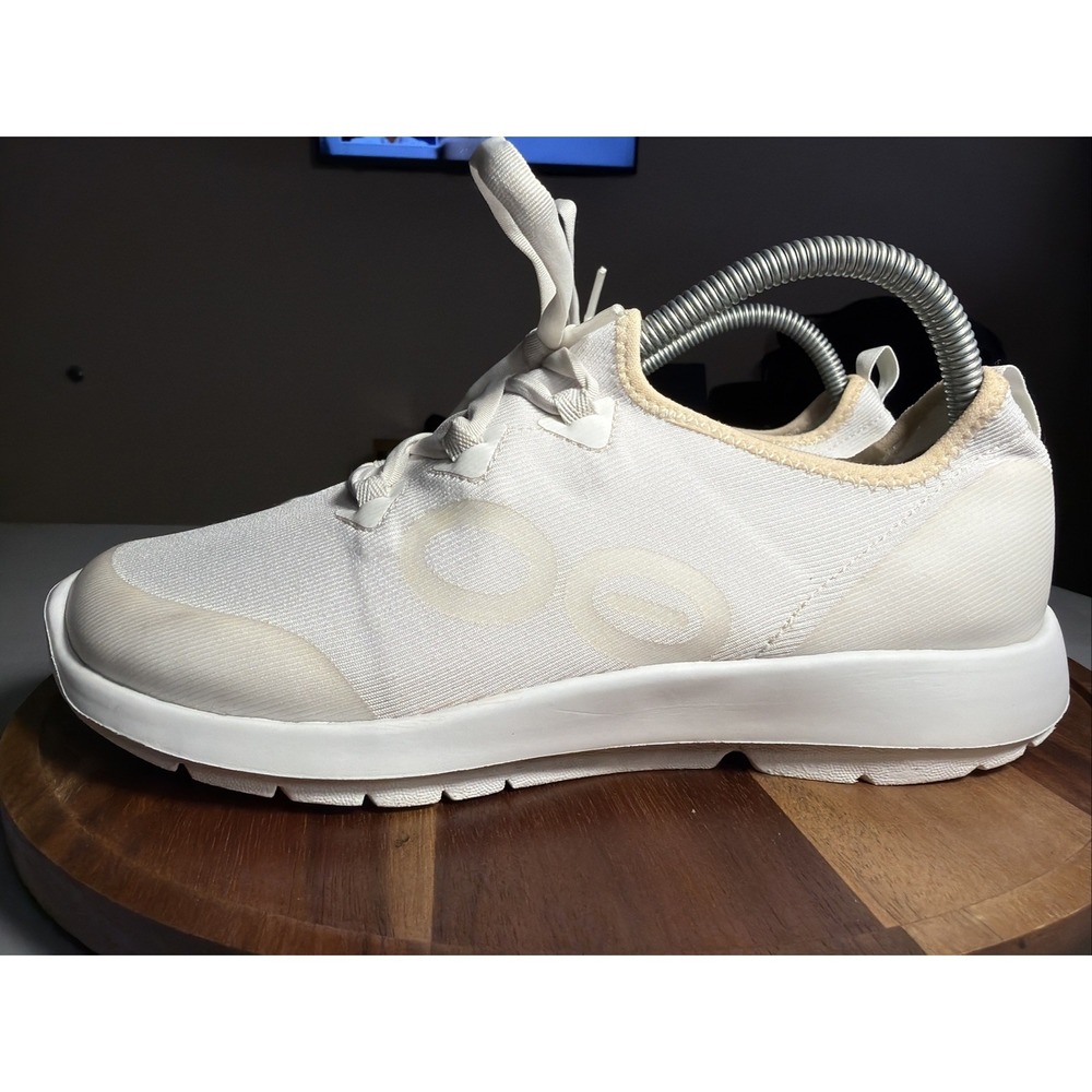 OOFOS OOmg Sport LS Women 10 White Recovery Running Sneakers 1012023-101